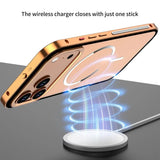 Metal Magnetic Original Color Backplate Case For iPhone