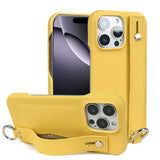 Premium Genuine Leather Wristband Strap Bracket Case For iPhone