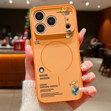 Magnetic Hanging Astronaut Pattern Case For iPhone