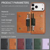 2 in 1 Magnetic Leather Case for IPhone