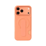 Soft Liquid Silicone Magnetic Strap Holder Card Slot Case For iPhone