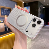 Fashion Big Windows Shockproof Magnetic Case For iPhone