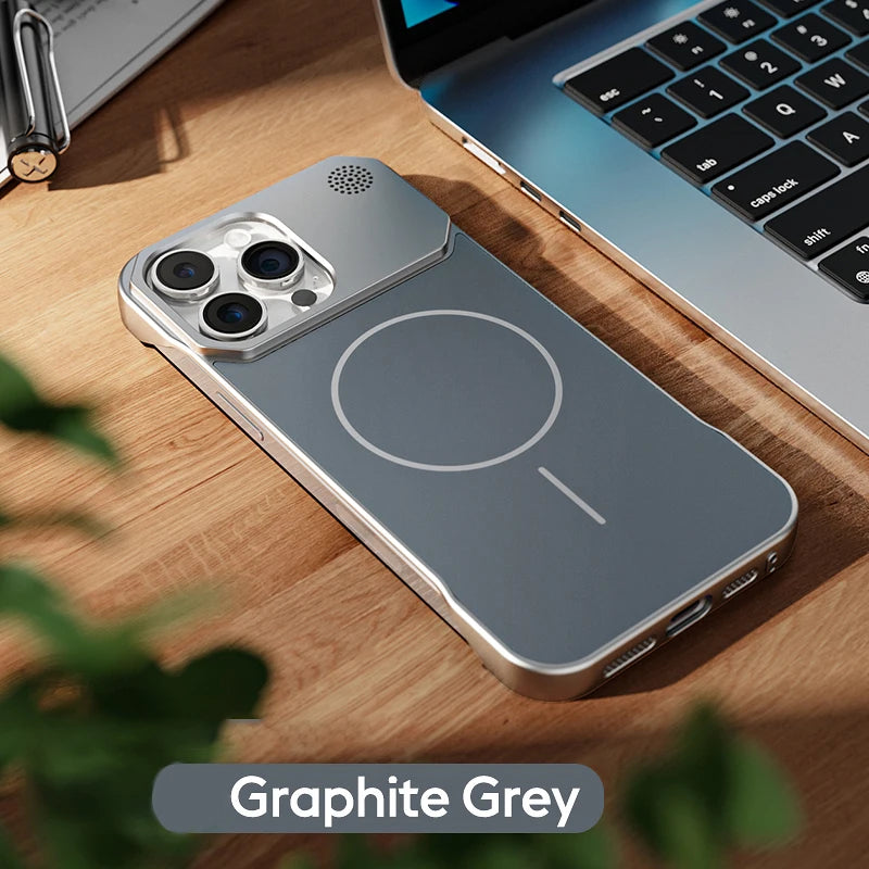 Magnetic Luxury Solid Color Aromatherapy Case For iPhone