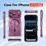 Luxury Clear Magnetic Case For iPhone