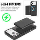 2 in 1 Magnetic Leather Case for IPhone