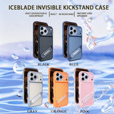 Armor Shockproof Stand Heat Dissipation Case For iPhone