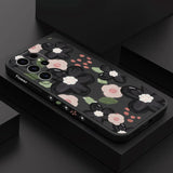 Red Bean Flower Phone Case For Samsung Galaxy