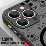 Magnetic Space Astronaut Case For iPhone