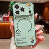Magnetic Hanging Astronaut Pattern Case For iPhone