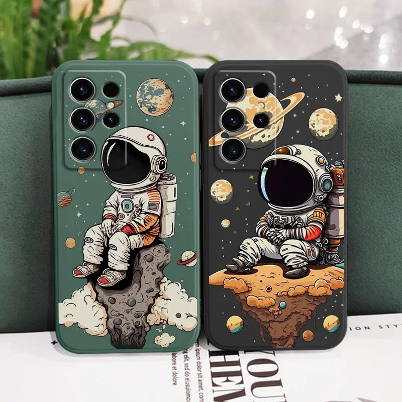 Saturn Cute Child Silicone Case For Samsung Galaxy