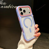Colorful Magnetic Shockproof Case For iPhone
