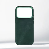 Luxury Shockproof Magnetic Fiber Leather Case For iPhone