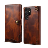Luxury Genuine Leather Business Case for Samsung