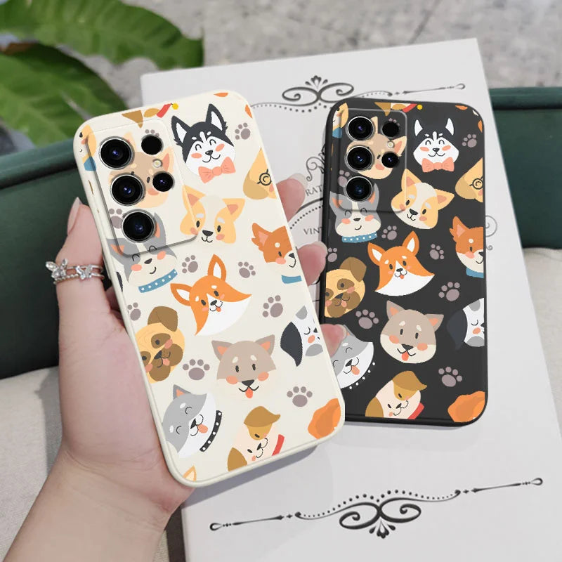 Round Dogs Case For Samsung Galaxy