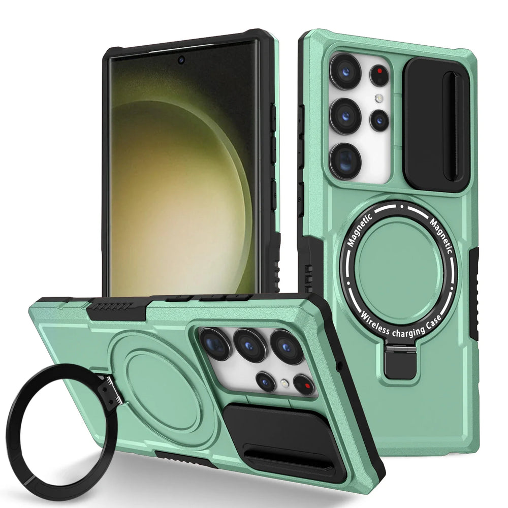 Hybrid Armor Magnetic Case For Samsung