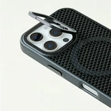 Honeycomb Grid Mesh Cooling Magnetic Case for iPhone