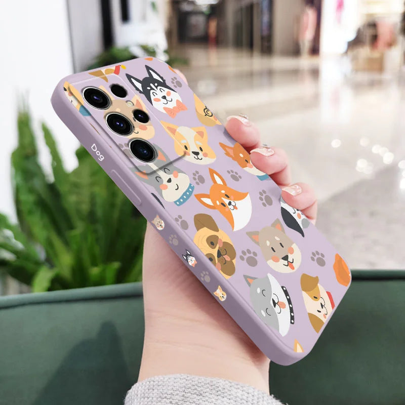 Round Dogs Case For Samsung Galaxy