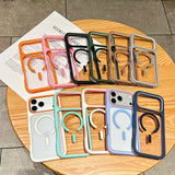 Colorful Magnetic Shockproof Case For iPhone