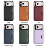 2 in 1 Magnetic Leather Case for IPhone