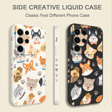 Round Dogs Case For Samsung Galaxy