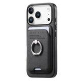 2 in 1 Wallet Anti Slip Magnetic Card Holder For iPhone