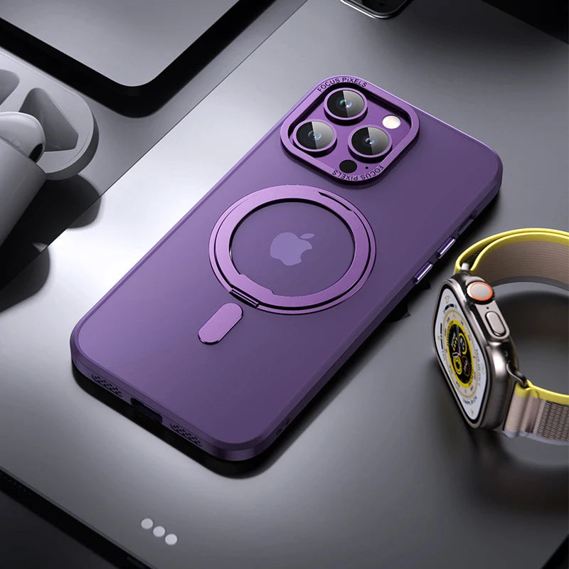 360° Rotation Holder Magnetic Case For iPhone