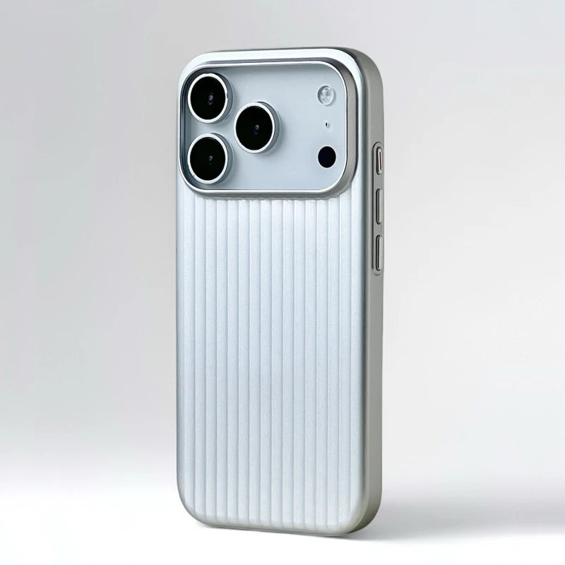Electroplated 3D Stripes Magnetic Case for iPhone