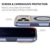 3-in-1 Magnetic Metal Ring Stand Matte Case For iPhone
