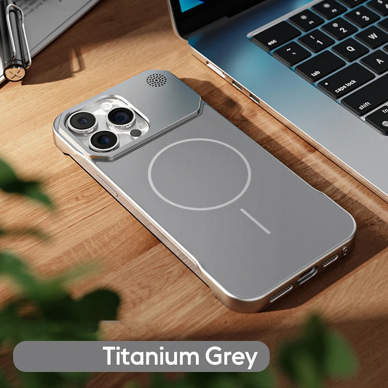Magnetic Luxury Solid Color Aromatherapy Case For iPhone