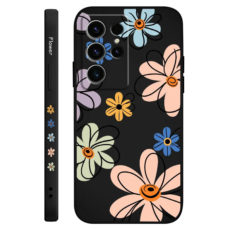 Hoop Flower Case For Samsung Galaxy