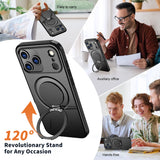 360° Magnetic Bracket Case For iPhone