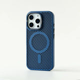Honeycomb Grid Mesh Cooling Magnetic Case for iPhone