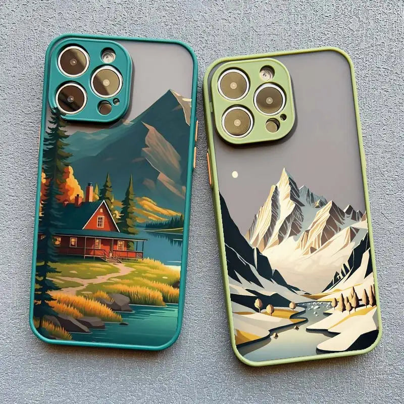 Mountain Peaks Landscape Case for iPhone