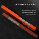 Natural Cowhide Leather Magnetic Case for Samsung