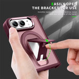 Folding Holder Stand Magnetic Phone Case For iPhone Duo