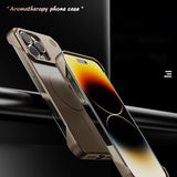 Magnetic Luxury Solid Color Aromatherapy Case For iPhone