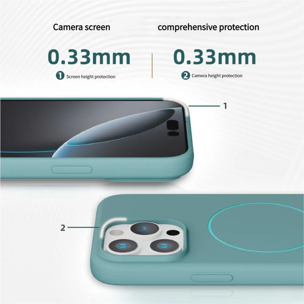 Luxury Frosted TPU Magnetic Case For iPhone