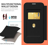 Luxury Flip Slot Card Wallet Magnetic Case For iPhone
