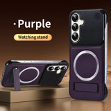 Borderless Canvas Magnetic Ring Case for Samsung Galaxy