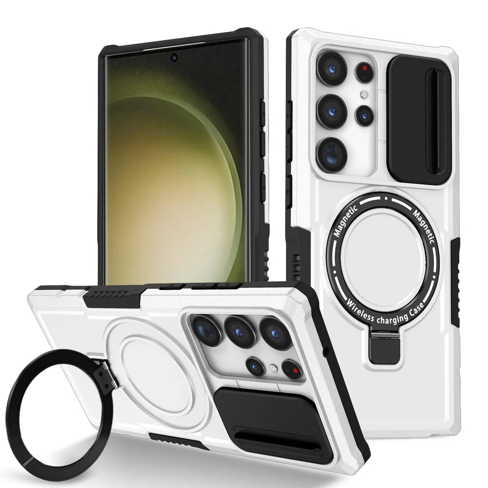 Hybrid Armor Magnetic Case For Samsung