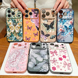 Magnetic Butterfly Pattern Phone Case For iPhone