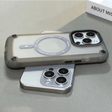 Solid Color Frosted Matte Magnetic Case for iPhone