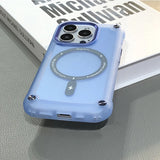 Solid Color Frosted Matte Magnetic Case for iPhone