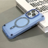 Solid Color Frosted Matte Magnetic Case for iPhone