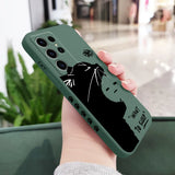 Silicone Sleepy Cat Case For Samsung Galaxy