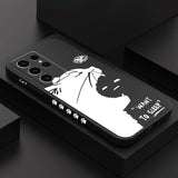 Silicone Sleepy Cat Case For Samsung Galaxy