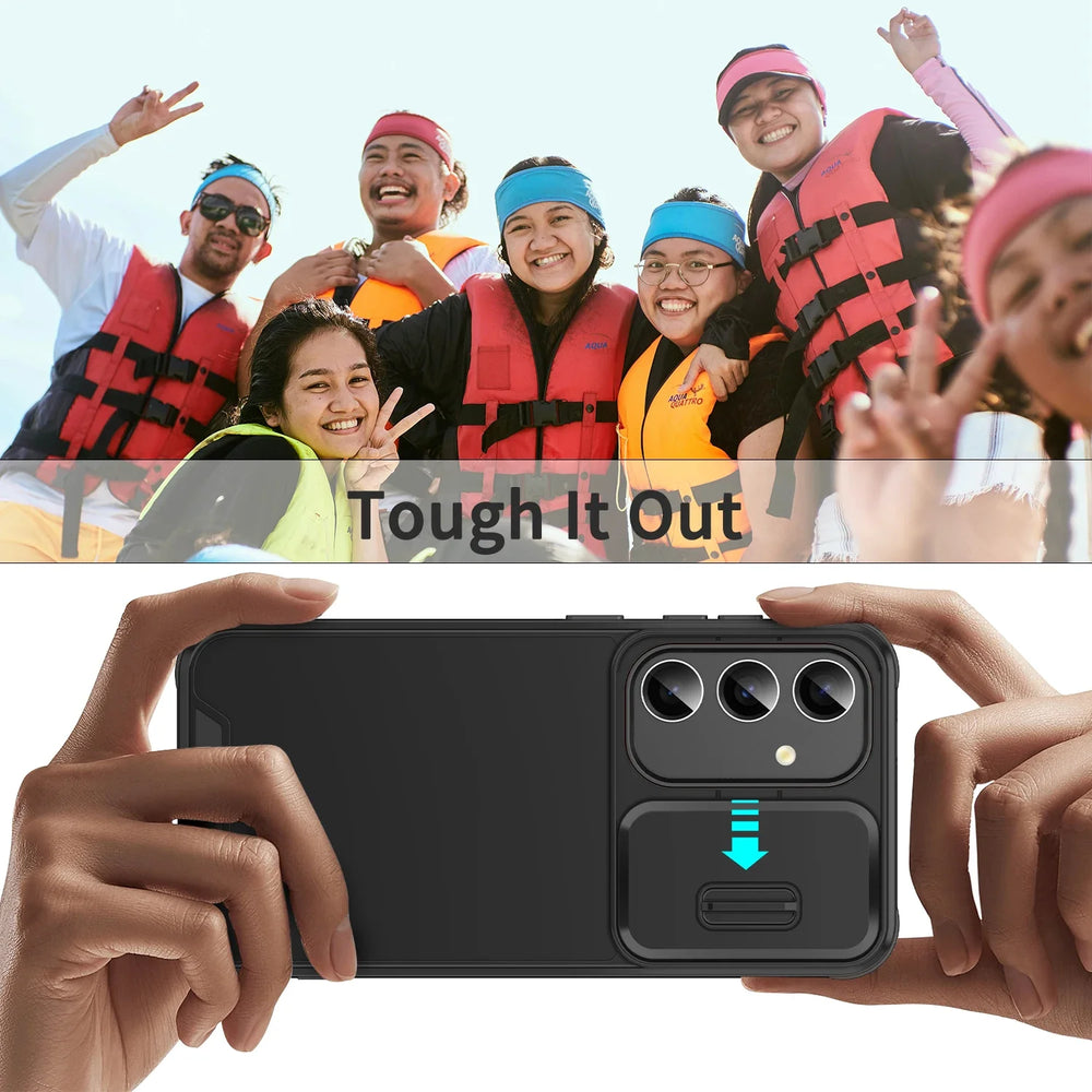 Slide Camera Case For Samsung Galaxy