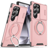 Slide Camera Protection Magnetic Stand Case for Samsung