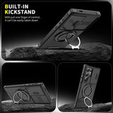 Slide Camera Protection Magnetic Stand Case for Samsung