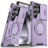 Slide Camera Protection Magnetic Stand Case for Samsung